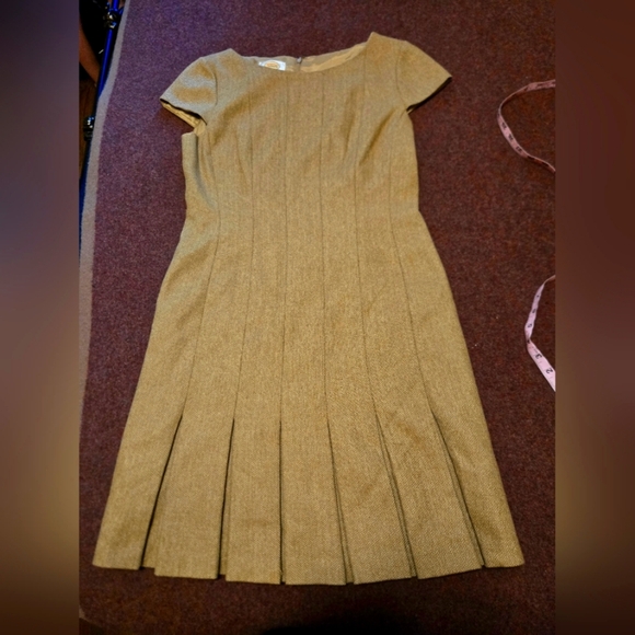 Talbots Petite Dress Chevron Style Size 8 - Picture 1 of 12